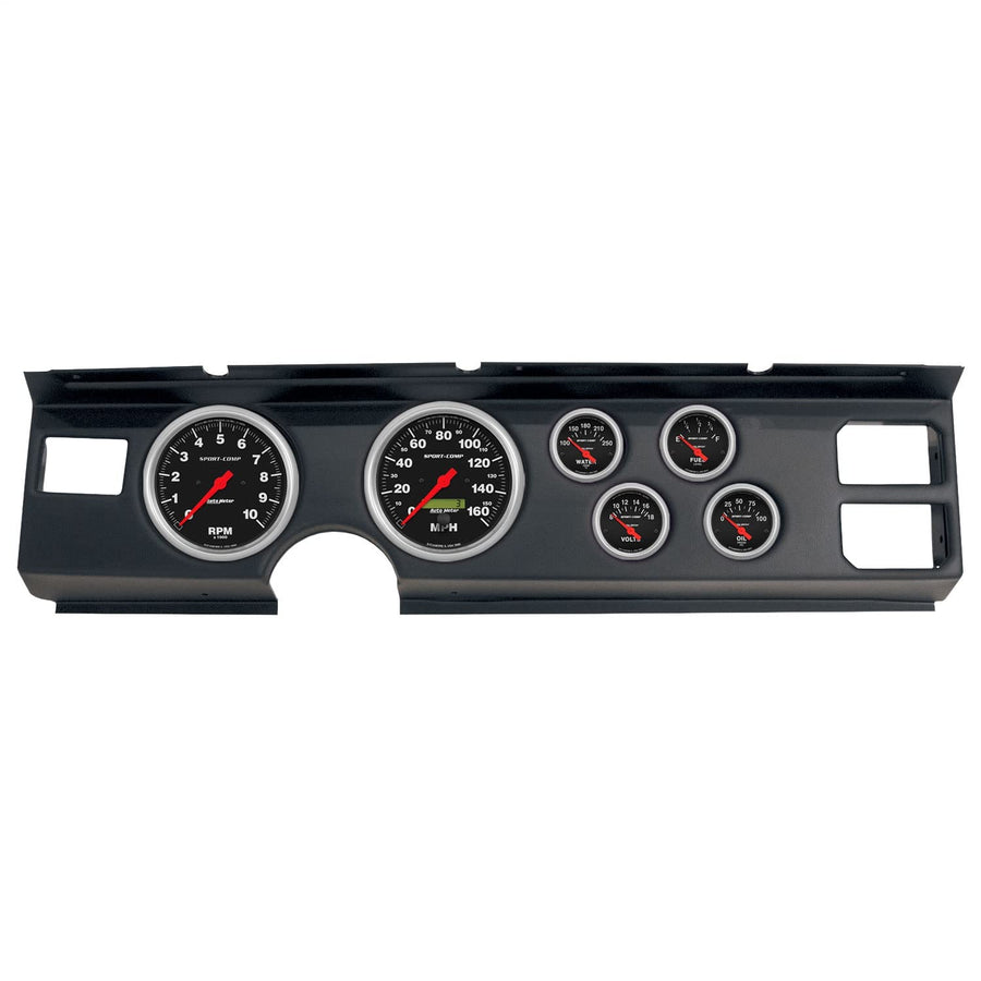 AutoMeter Dash Kit Direct Fit, (5" X2, 2 1/16" X4), Pontiac Firebird 82-84, Sport-Comp (2920-11)