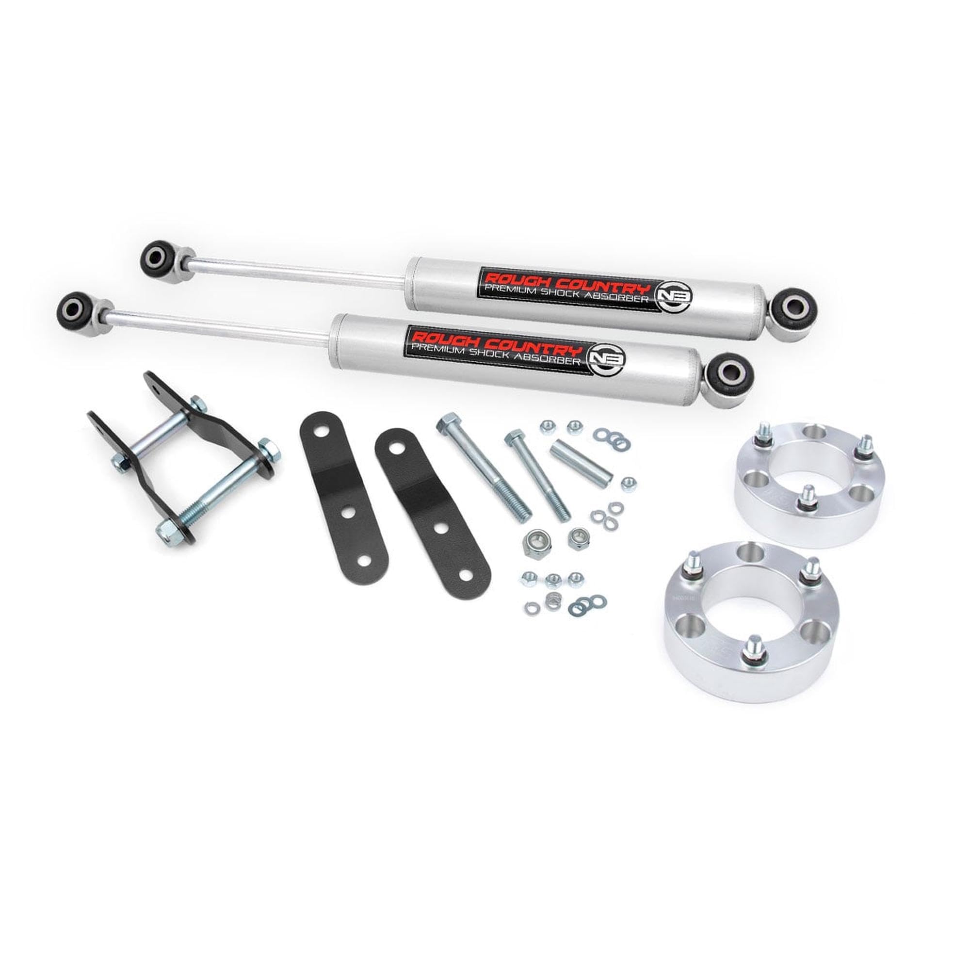 3 Inch Lift Kit Rough Country with N3 Shocks for Toyota Hilux 4WD (2006-2020)