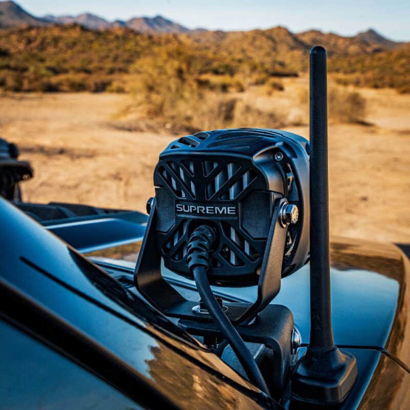 Quatro NACHO PM415 Supreme 100 Spot Peak candela 562,028 Effective lumens 11,080 80 W each high-performance lighting ideal for 4x4 off road adventures - Pair