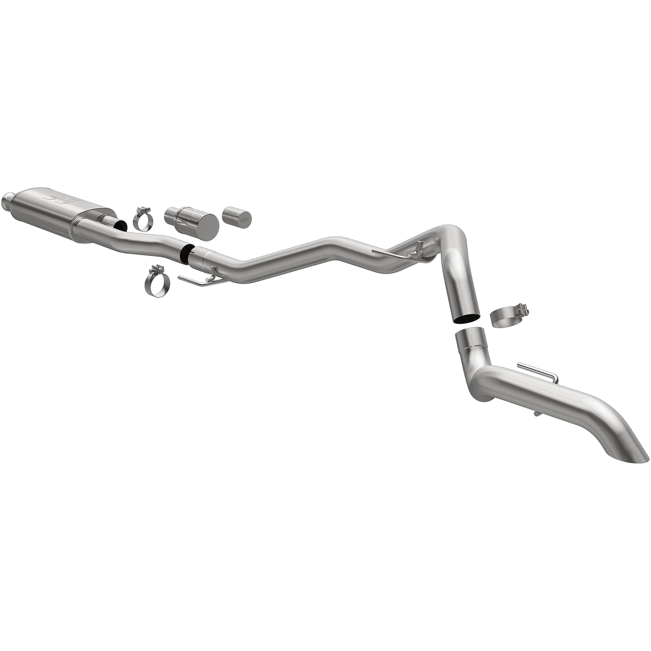 MagnaFlow Exhaust Performance System 19621: Cat-Back, Overland Series, For 2020-2025 Jeep Gladiator, Single Straight Driver Side Rear Exit