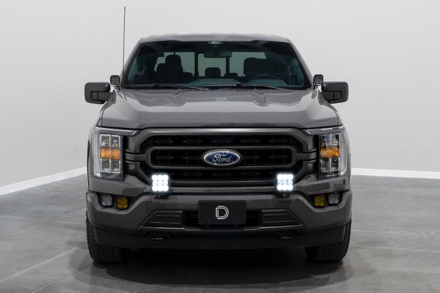 SS5 Bumper LED Pod Light Kit Diode Dynamics for 2021-2022 Ford F-150, Sport White Driving