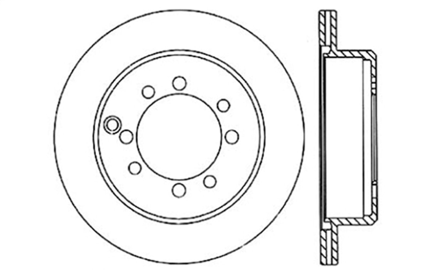 StopTech Sport Drilled/Slotted Brake Rotor 127.46022R (Rear Right), 1 Pack