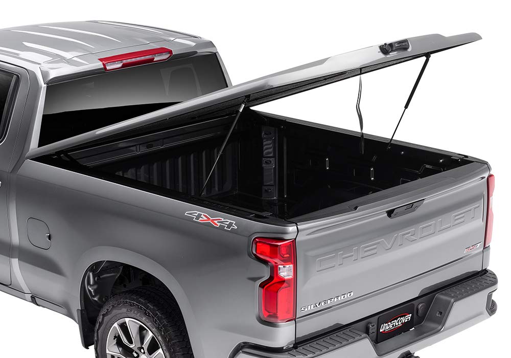 UnderCover Elite LX One-Piece Truck Bed Tonneau Cover | UC1218L-GS6 | Fits 2019 - 2020 GMC Sierra 1500HD (GS6 - Smokey Quartz Metallic) Std/Ext/Crew w/ Multipro Tailgate 6' 7" Bed (79.4")