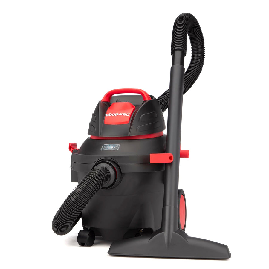 4 Gallon Shop-Vac 5.5 HP Wet/Dry Vacuum with SVX2 Motor, 1.5" Lock-On Hose, 20 Ft Power Cord, Blower Port, Floor & Utility Nozzles, Filters, Ideal for Garage, Shop & Workshop Use