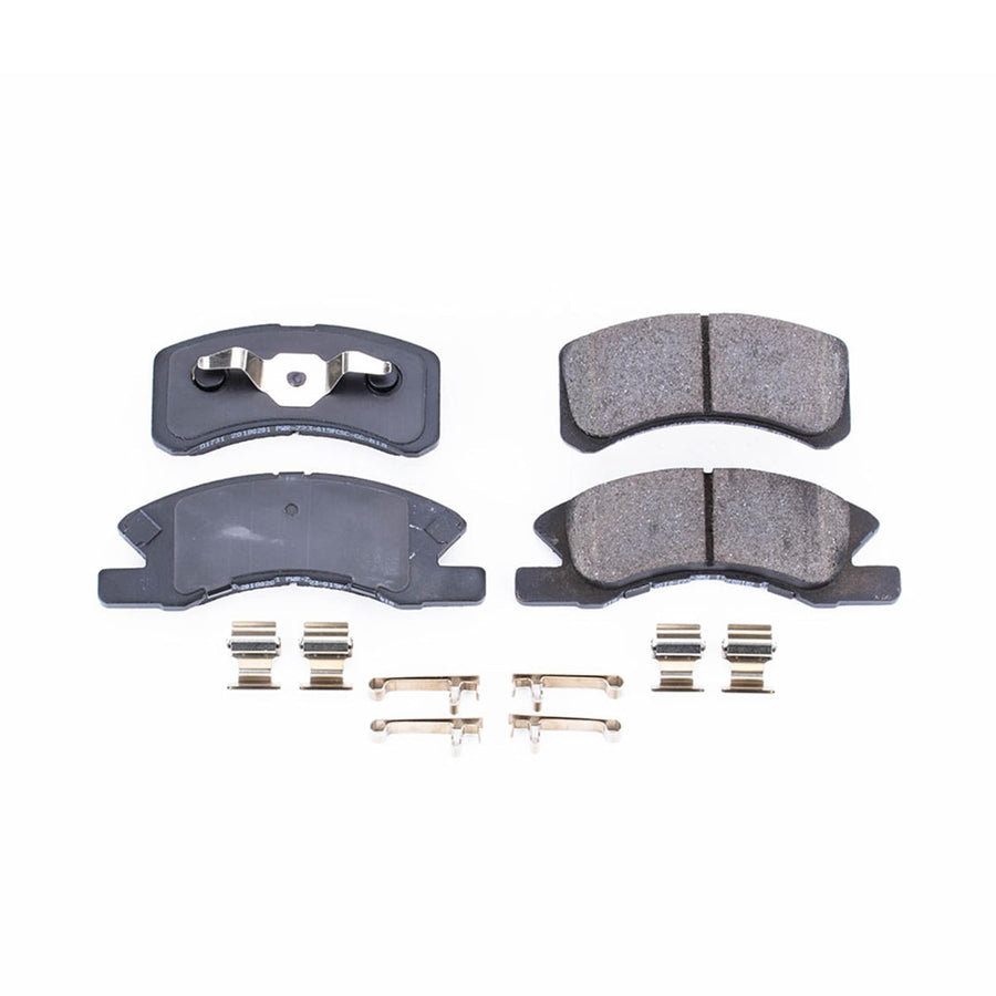 Z17 Power Stop 17-1731 Front Ceramic Brake Pads with Hardware