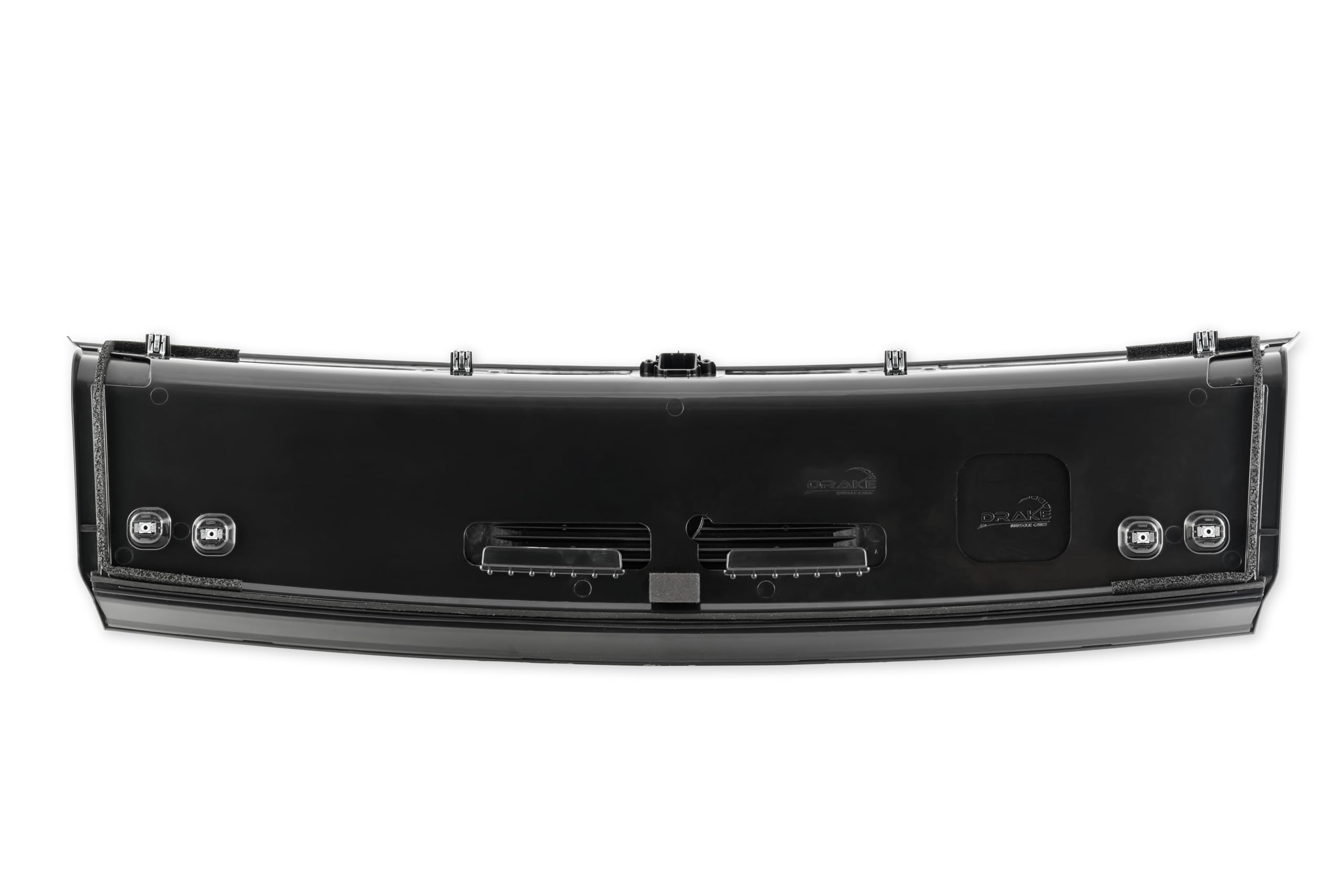 Muscle Cars Drake JR3B-63423B70-A Taillight Panel Gloss Black with Styling Lines
