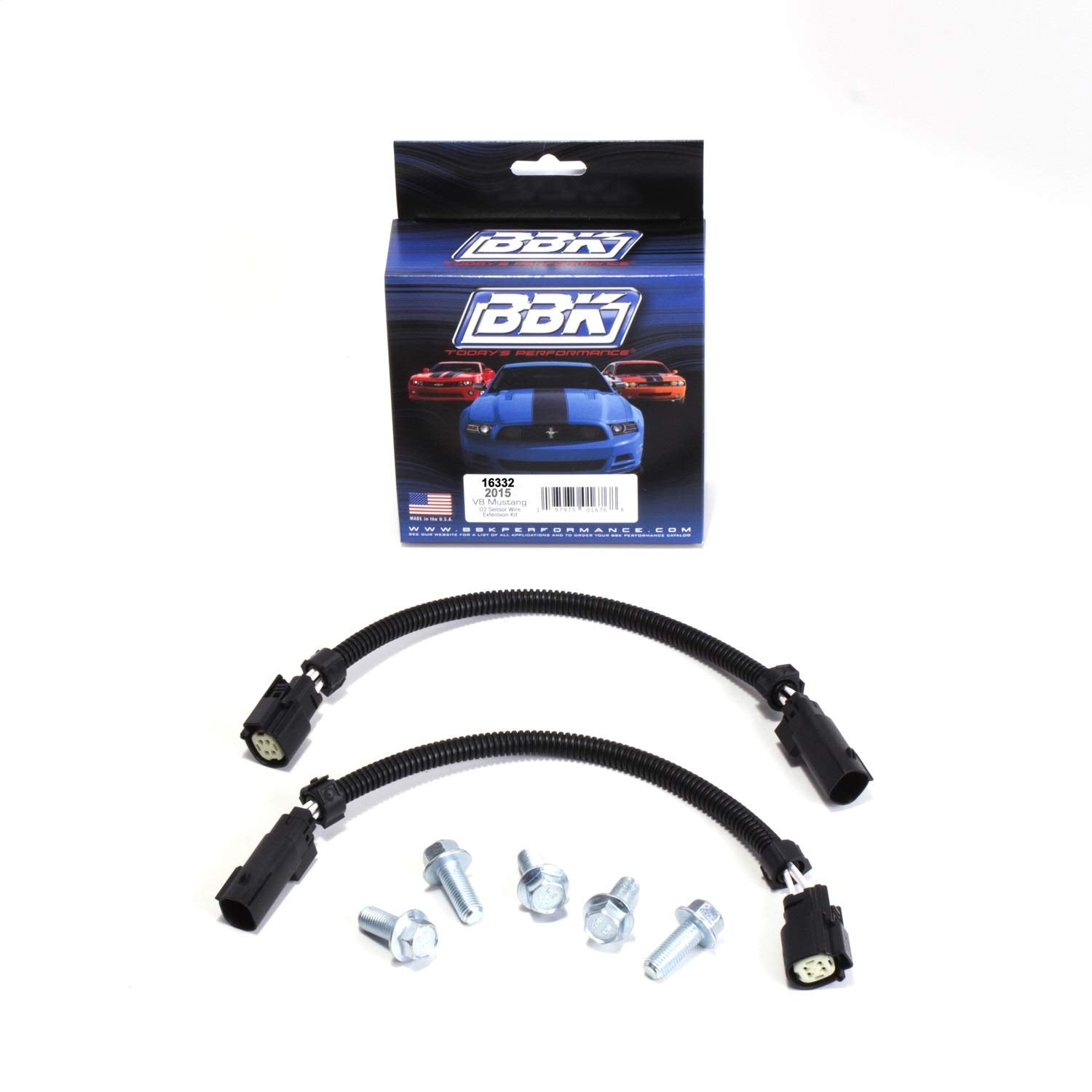 O2 Sensor BBK 16332 Wire Extension Harness, Black