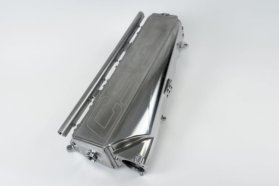 BMW Gen 2 B58 Race X Charge Air Cooler Manifold - CSF Raw Billet