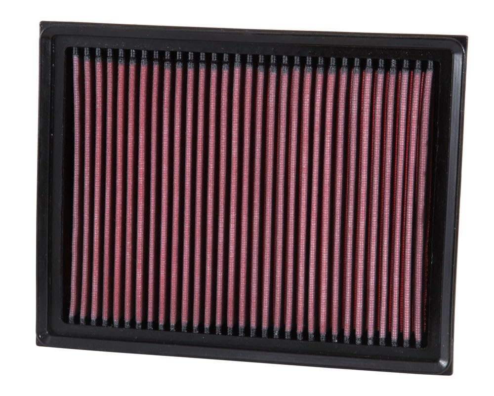 K&N High-Flow Original Engine Air Filter: Increase Power & Acceleration, Washable, Premium, Compatible with 2015-2024 Nissan: Navara, NP300, 33-3059