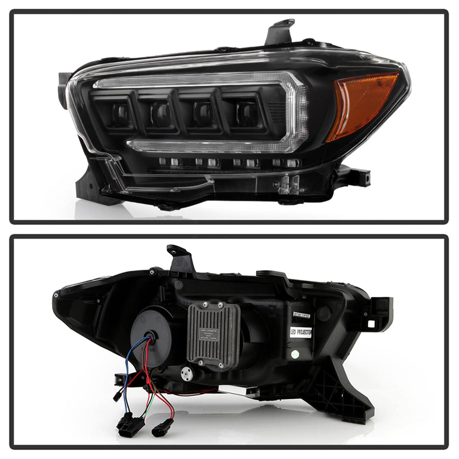 Projector Headlight Spyder - (PRO-YD-TT16HALAP-BK) Apex