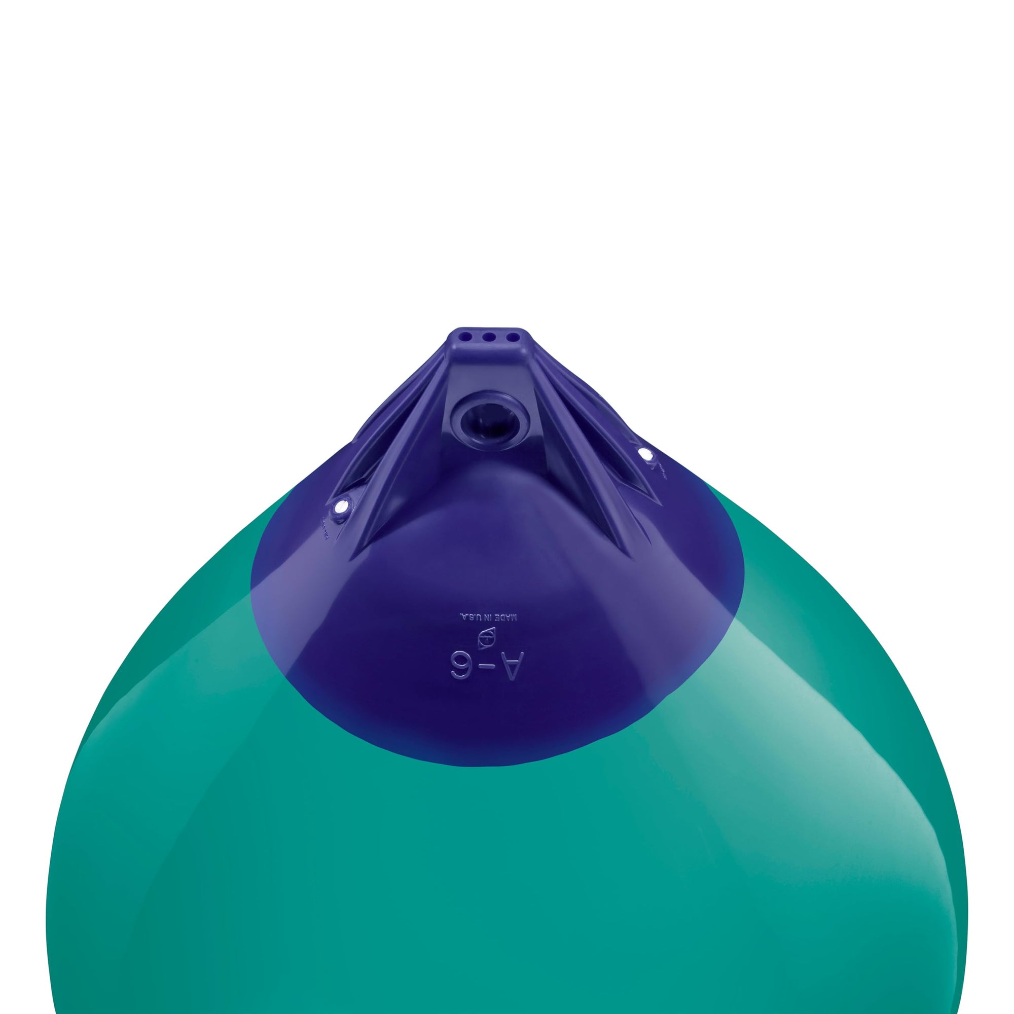 A-6 Polyform Standard Blue Ropehold Buoy - Teal
