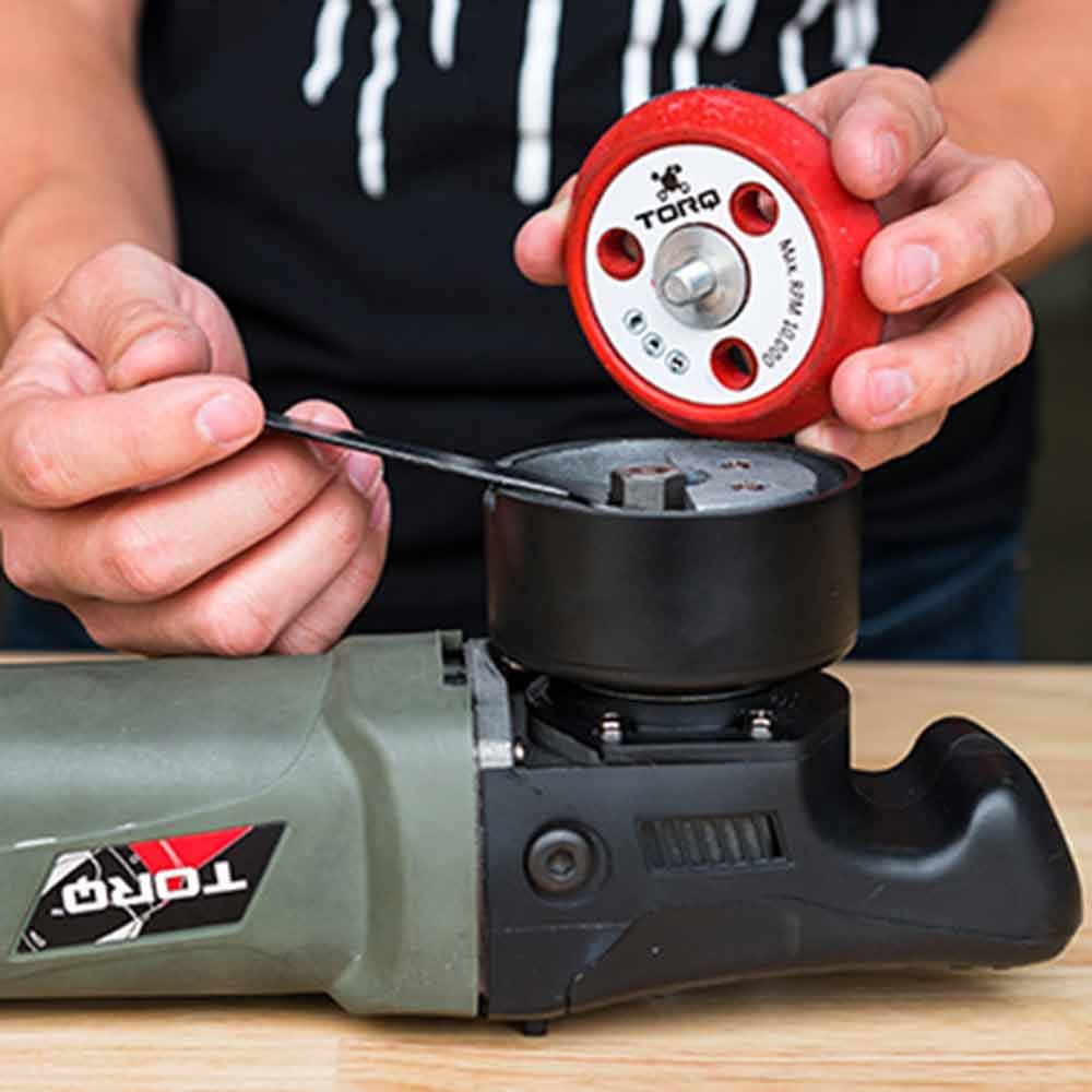 Chemical Guys BUFLC_200 Torq R5 Dual-Action Backing Plate with Hyper Flex Technology, Red (3 Inch)