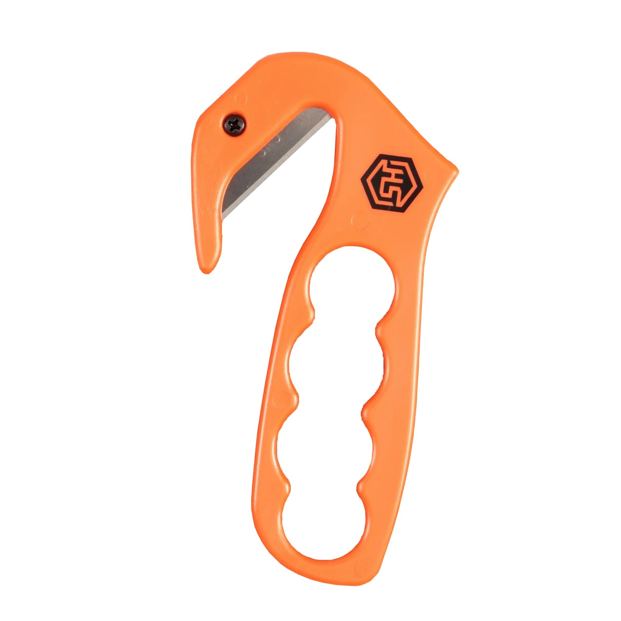 Butt Hook Combo Hunters Specialties Field Dressing Accessories - 5.7-inch Blaze-Orange Gut Hook & Butt Out 2 in Black Pouch