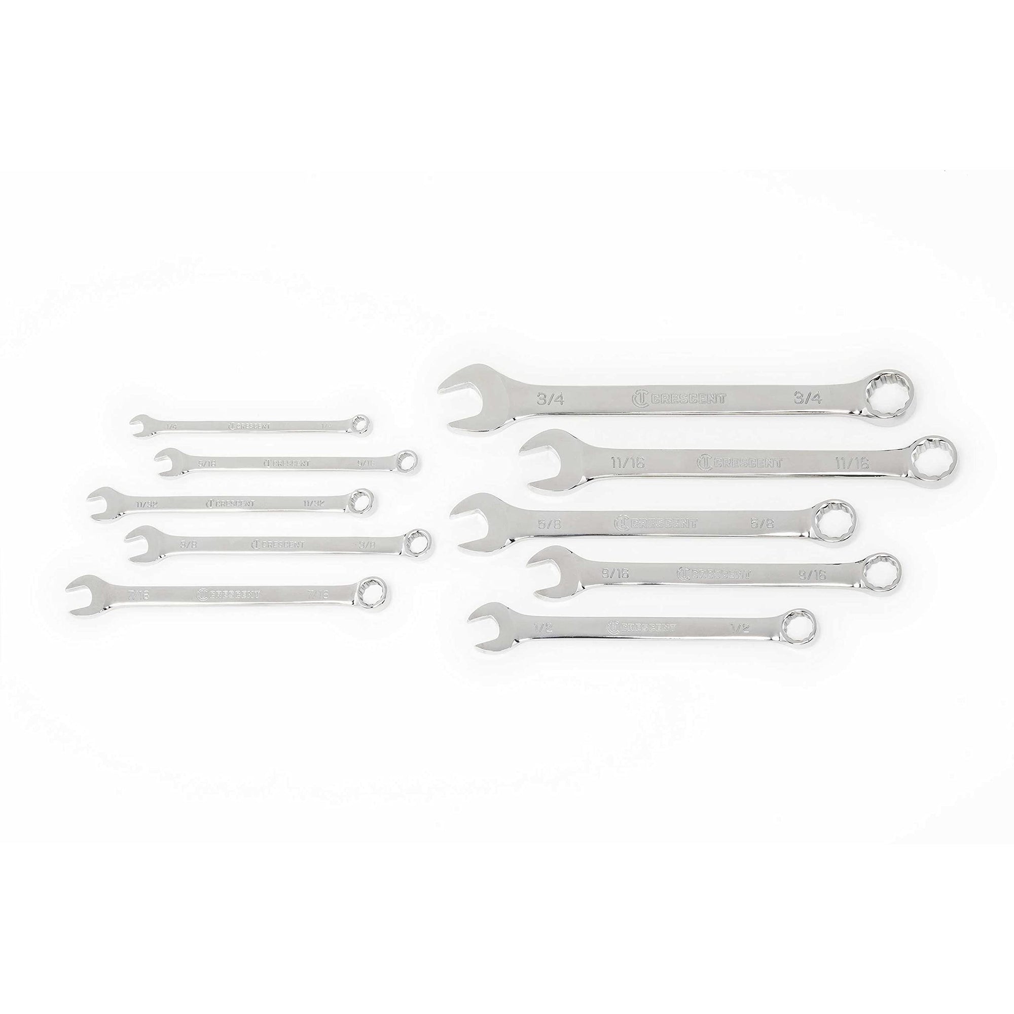 Crescent 12 Point 10 Pc. SAE Combination Wrench Set - CCWS2-05