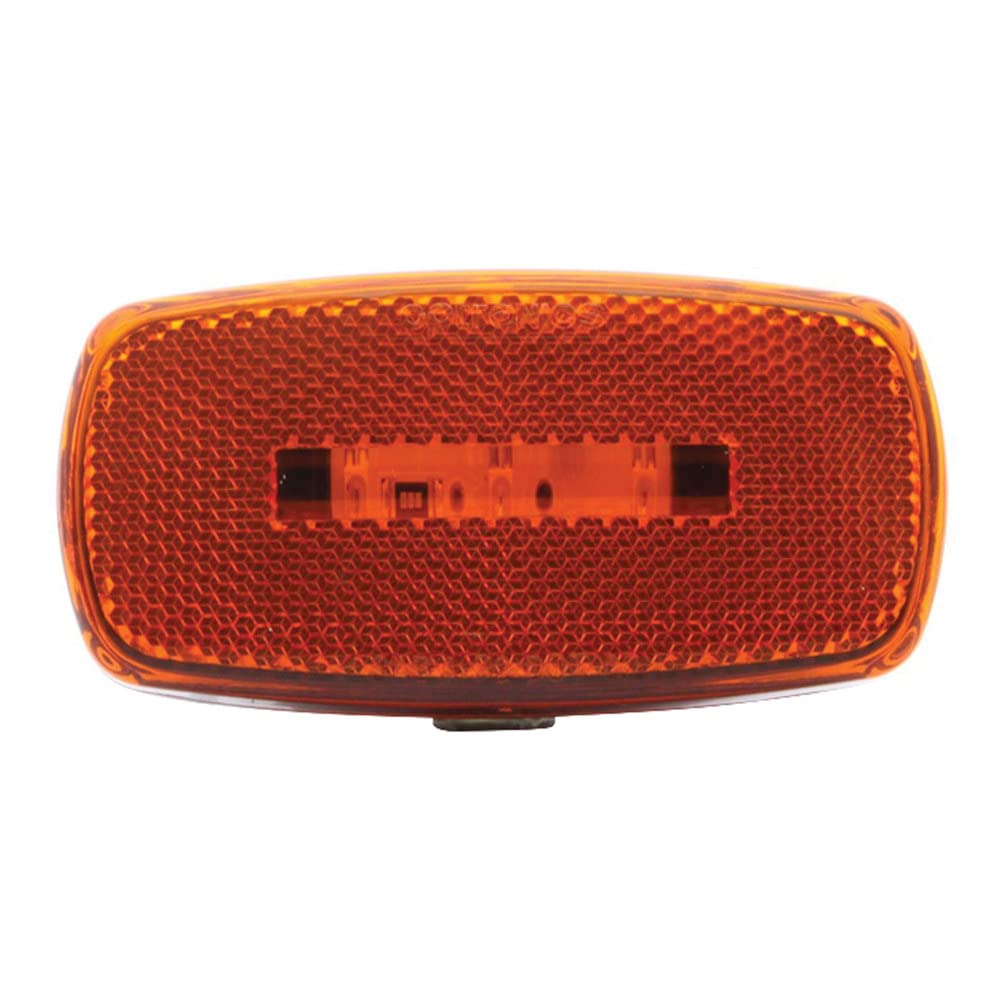 Optronics LED Marker Clearance Light with Reflex, Amber MCL32ABS Surface Mount