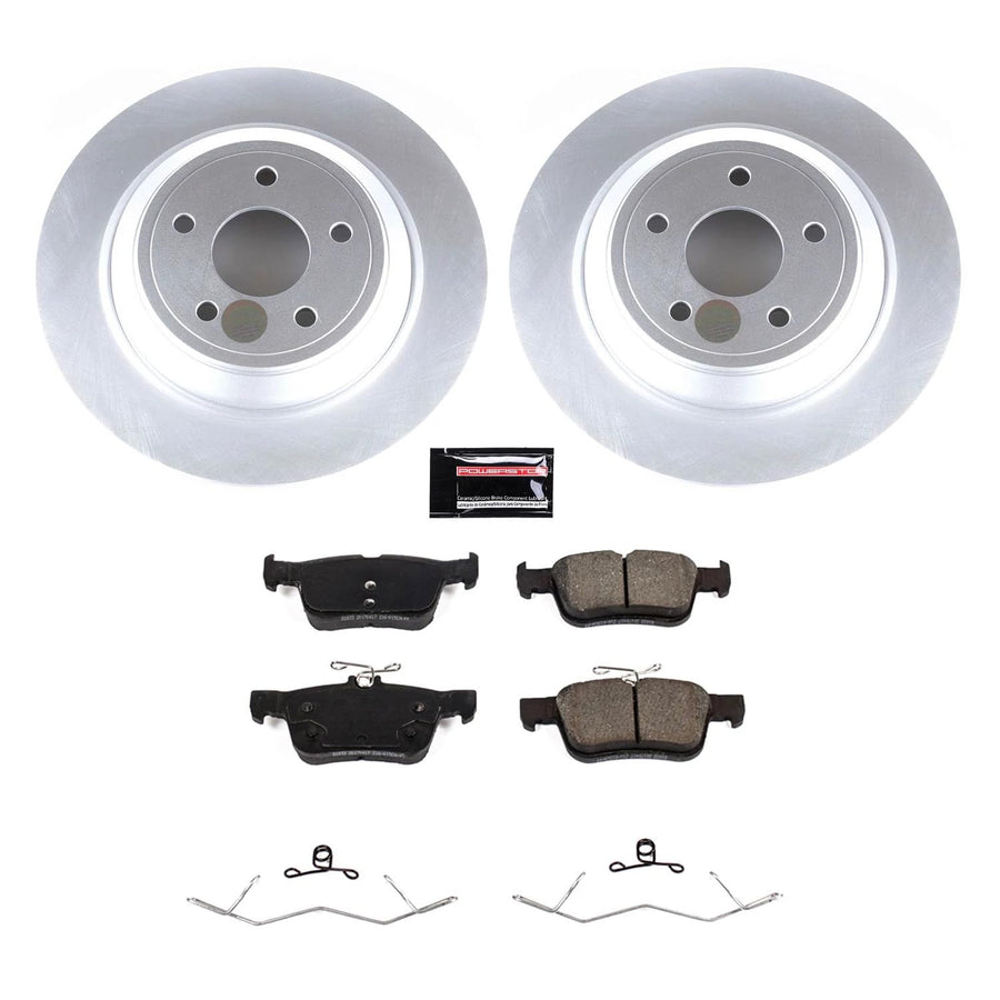 Power Stop KOE8642 Rear Brake Kit-OE Brake Rotors & Ceramic Brake Pads Autospecialty