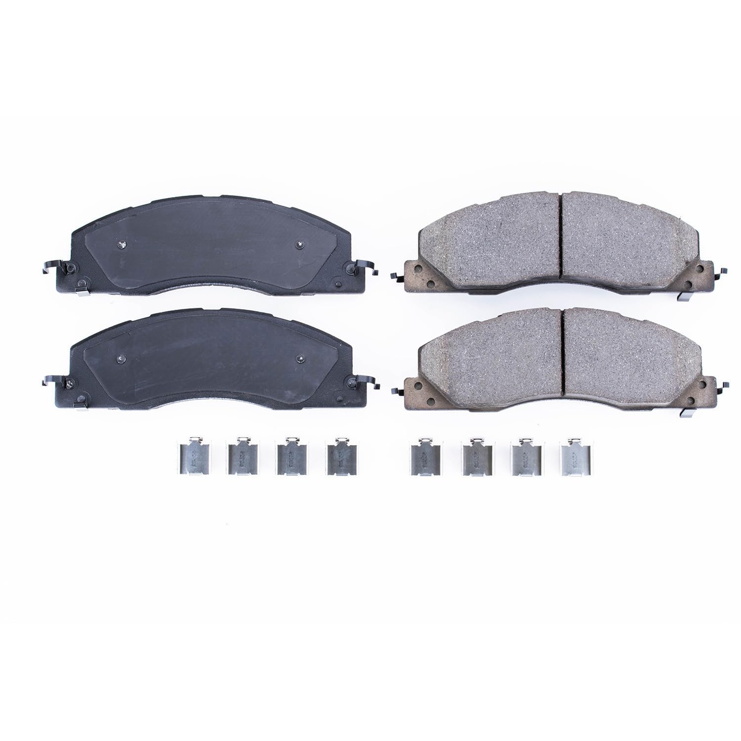 Z17 Power Stop 17-1399 Front Ceramic Brake Pads with Hardware For 2009 2010 2011 2012 2013 2014 2015 2016 2017 2018 Dodge Ram 2500 3500