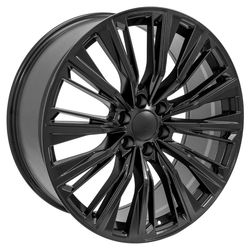 24 Inch OE Wheels CA93 Rim Fits Escalade-V Series Style 6x139.7 24x10 Satin Black - Hollander 4869 (1)