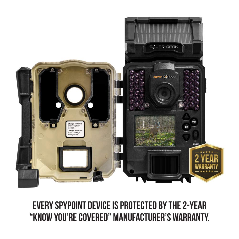 SOLAR-DARK SPYPOINT Trail Camera , Brown
