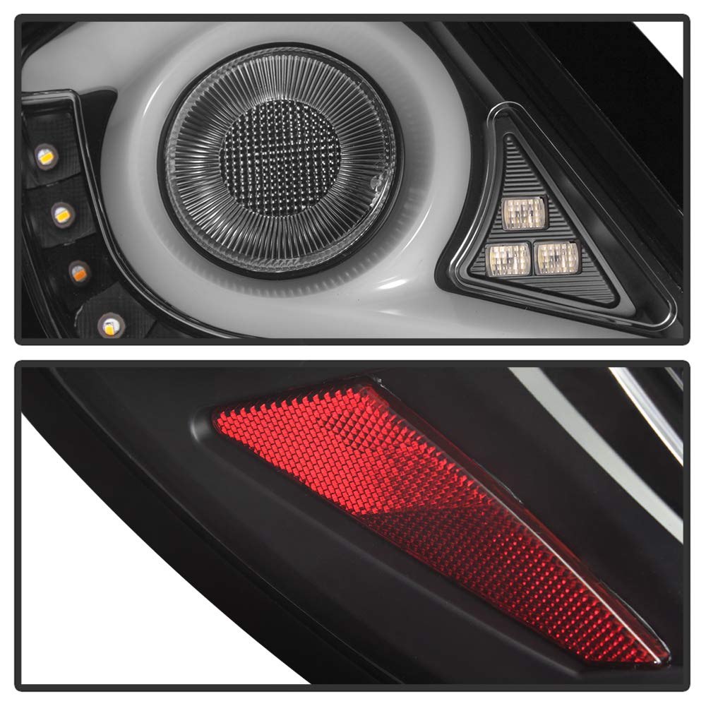 Honda Civic 2016-2019 Spyder 5086051 4 Door Light Bar LED Tail Lights - Black