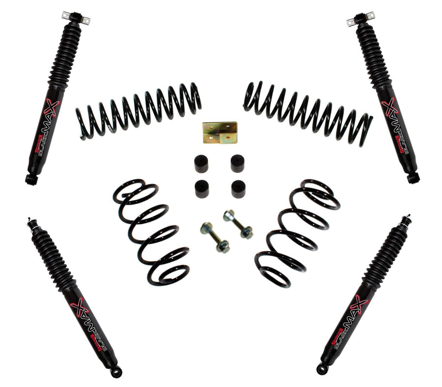 Skyjacker Suspension Lift Kit TJ25BPB w/Shock 2.5 in. Lift w/Black Max Shocks