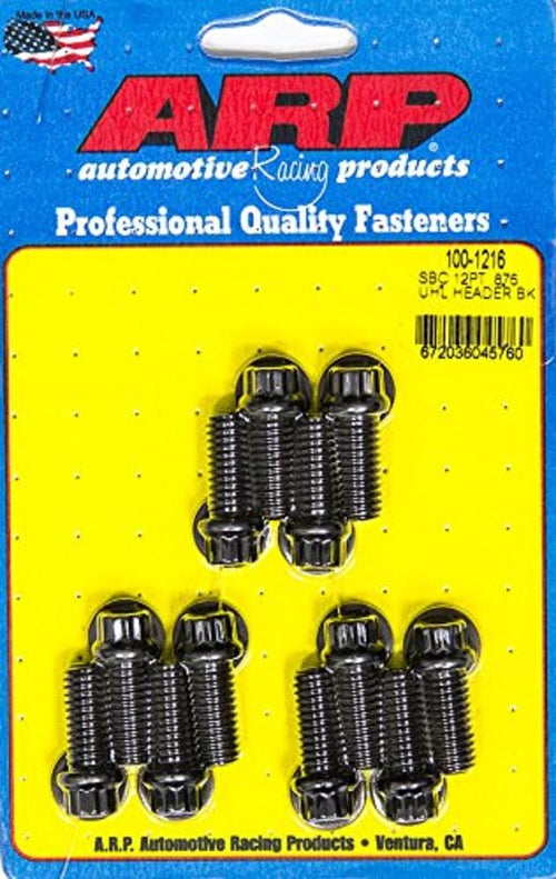 ARP Header Bolt Kit 100-1216 (12pt.3/8 x .850 UHL (12))