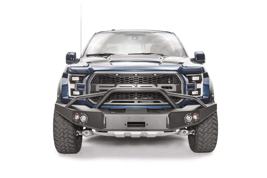 17-C Raptor Fab Fours Front Bumper with Pre-Runner Guard