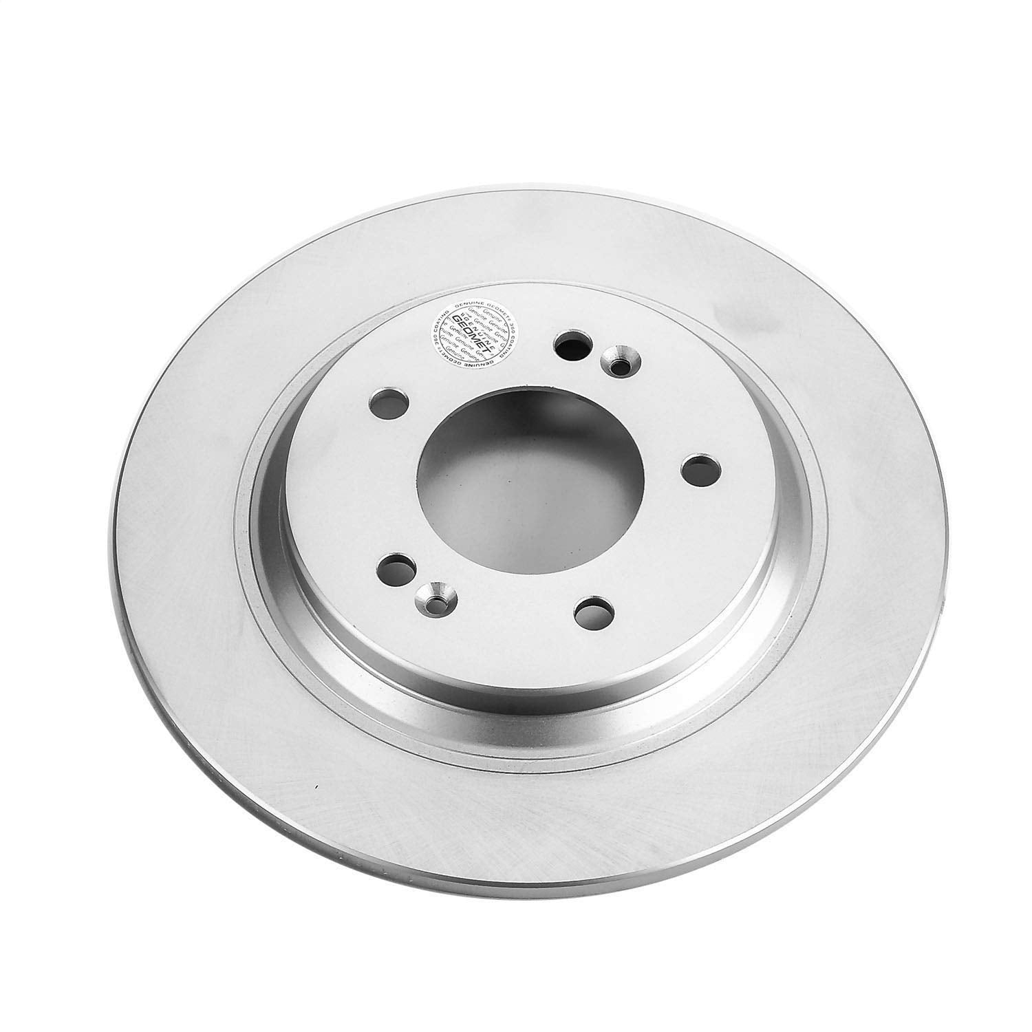 Power Stop Rear JBR1712EVC Genuine Geomet Coated Brake Rotor For Az, Elantra GT, Ioniq, Sonata, Cadenza, Fo, Forte5, Niro, Optima, Soul EV [Model Specific]