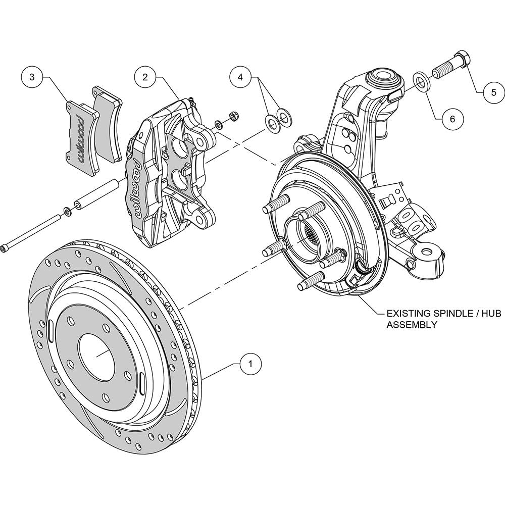 Corvette Rear Brake Kit 97-13
