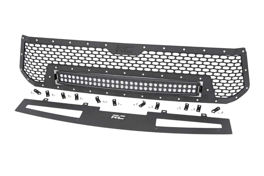 Mesh LED Grille Insert Rough Country for 2014-2017 Tundra | Black Series - 70226