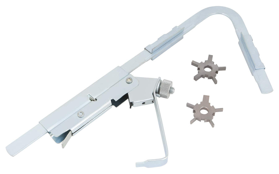 W80576 Performance Tool Piston Ring Carbon and Deposit Cleaning Tool with 10 Groove Cleaning Sizes and 2 Cutter Wheels - SAE and Metric Sizes Included