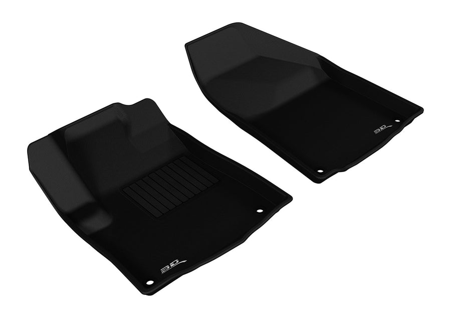 Front Row 3D MAXpider Custom Fit All-Weather Floor Mat for Select Jeep Cherokee Models - Kagu Rubber (Black)