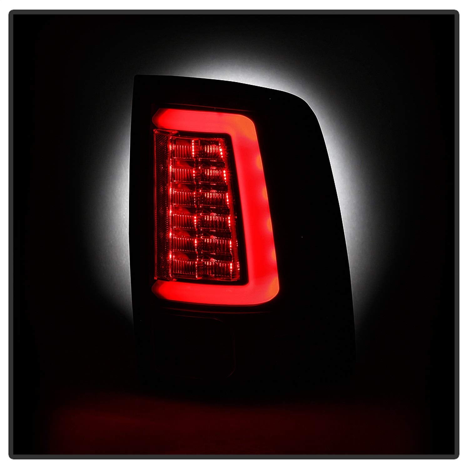 Dodge Ram 1500 09-18 / Ram 2500/3500 10-18 Spyder 5085917 LED Tail Lights - Incandescent Model only (Not Compatible With LED Model) - Reverse-921(Not Included) - All Black