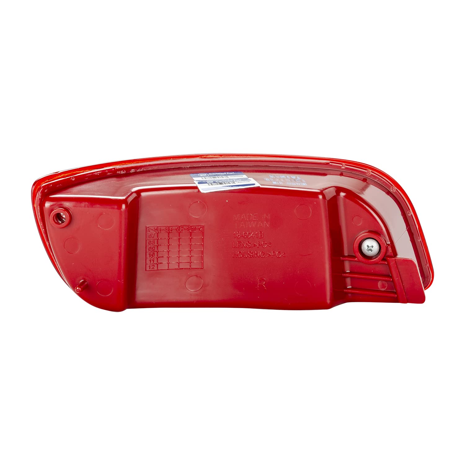Right TYC Reflector Assembly Compatible with 2007-2009 Hyundai Santa Fe