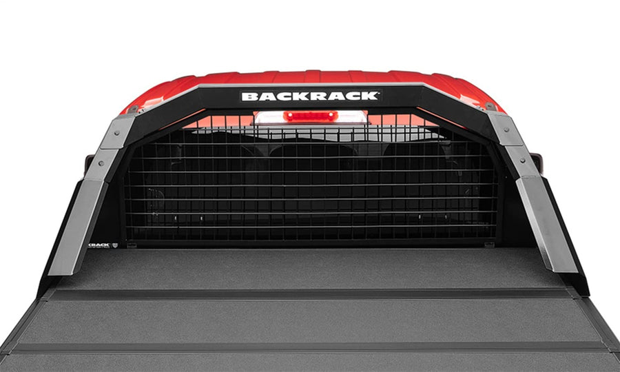 BACKRACK RealTruck Cab Safety Screen | Black, No Drill | SC9001 | Fits 2015-2025 Ford F-150, Compatible w/Trace Racks (TR9001)
