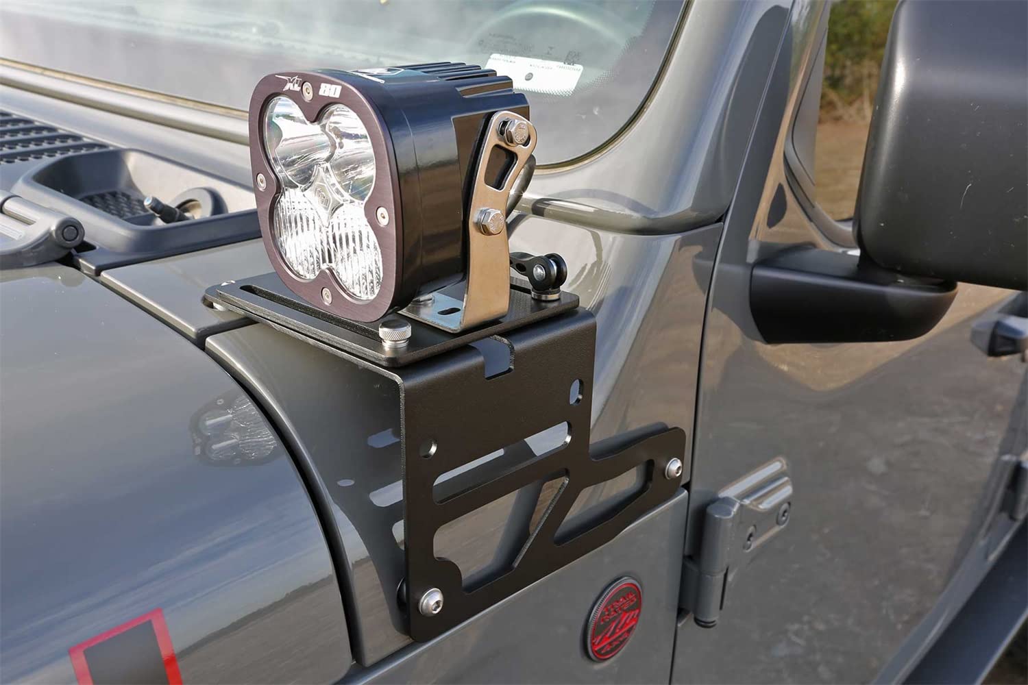 Light Bracket Kit Fabtech FTS24270 Fits Jeep Wrangler