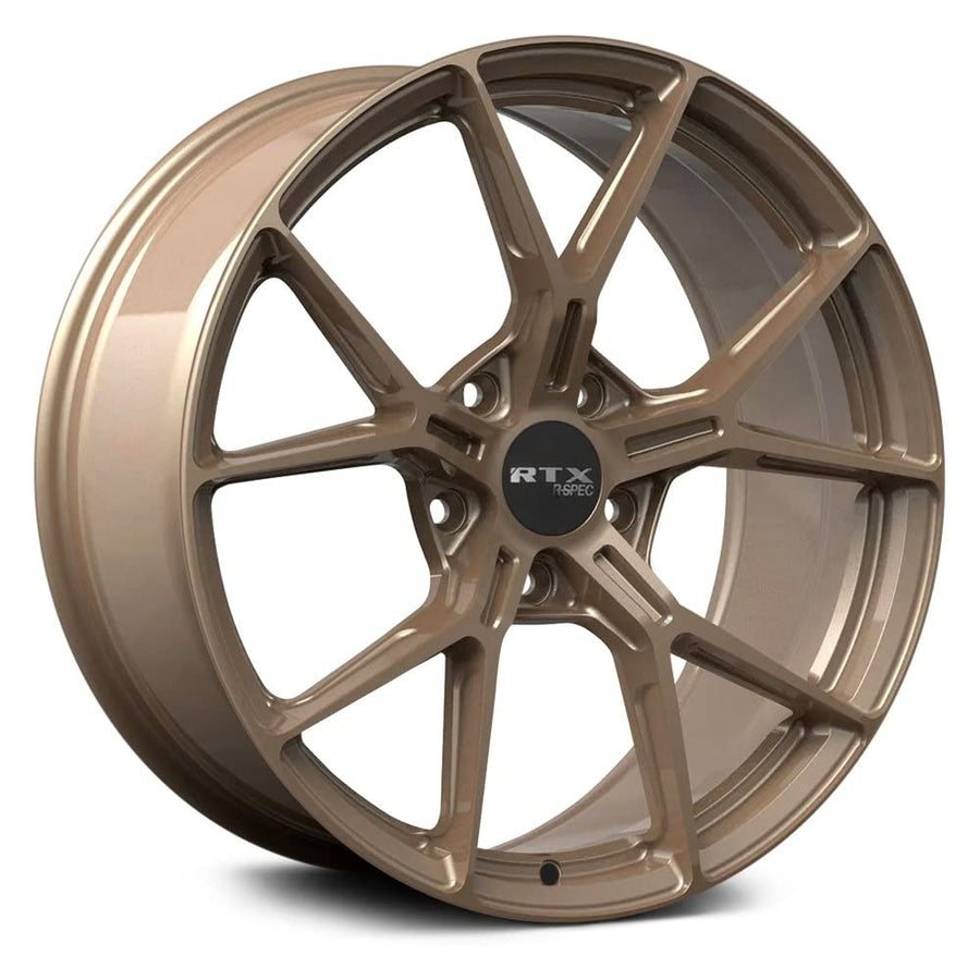 RTX Custom RS01 Wheel - 20x9, 35 Offset, 5x114.3 Bolt Pattern, 67.1mm Hub - Satin Bronze Rim