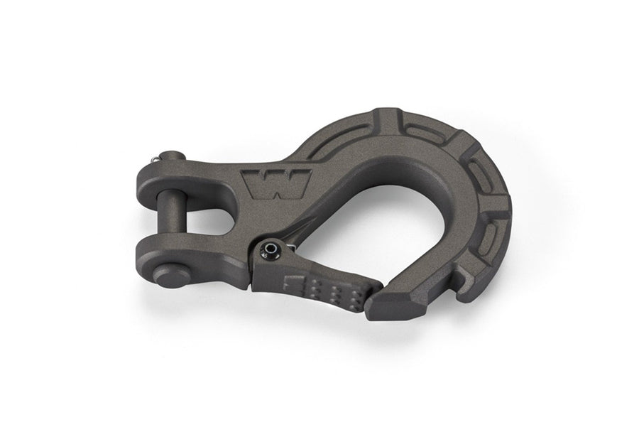 3/8" Steel WARN Epic Winch Hook: 6 Ton (12,000 lb) Capacity, Black