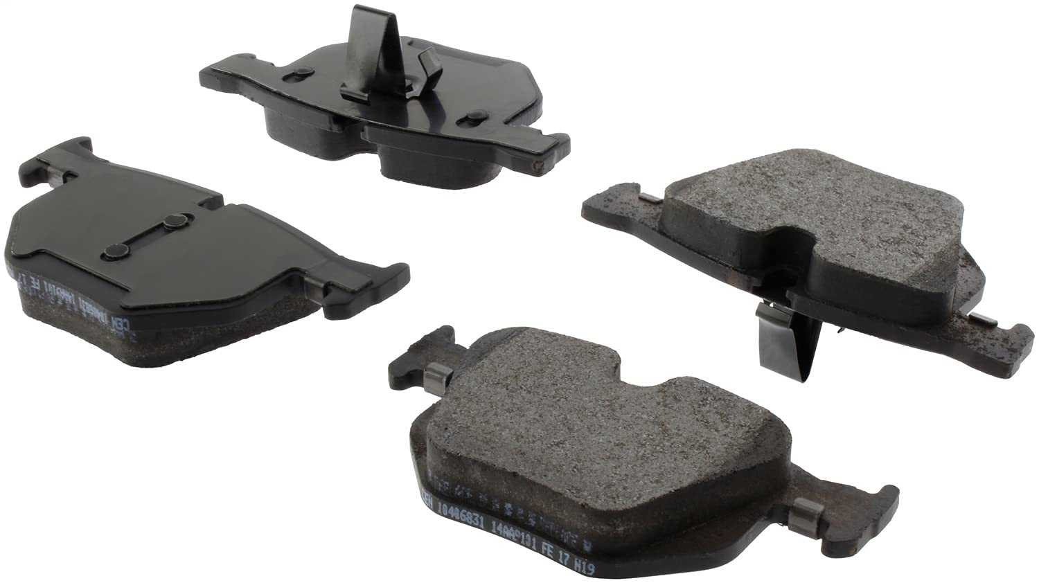 Rear StopTech 308.06831 Brake Pads with Shims and Hardware Street