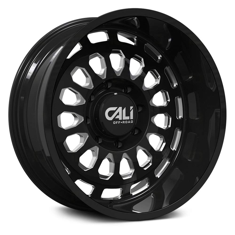 9113-24470BM CALI OFF-ROAD Paradox 9113 Gloss Black/Milled Spokes 24X14 8-170 -76mm 125.2mm