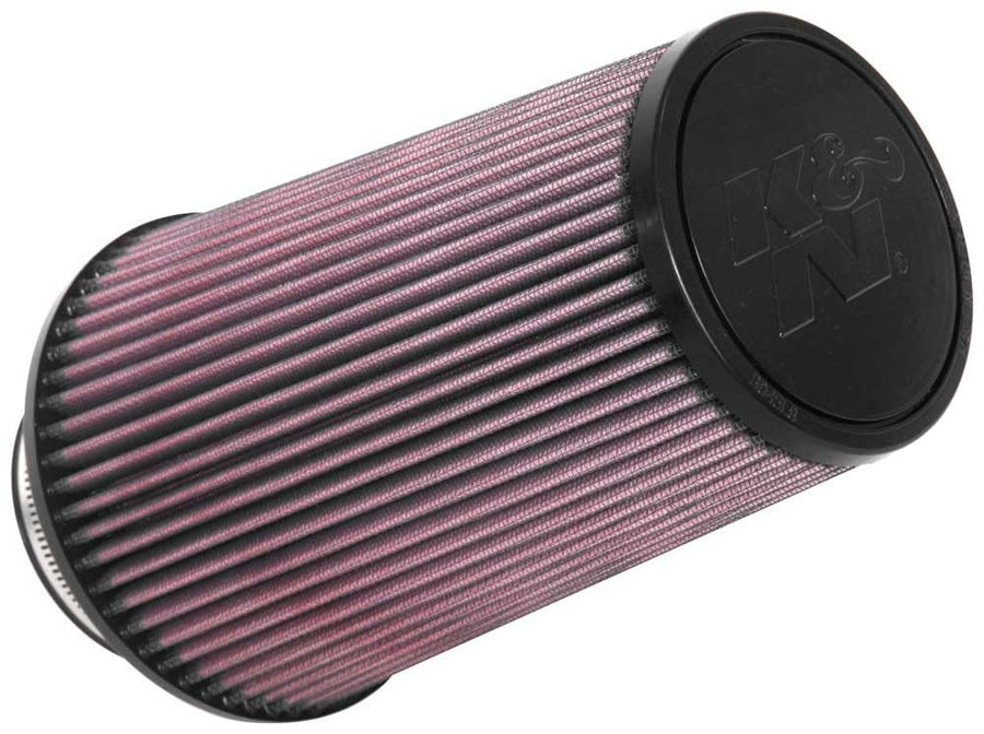 K&N Original High-Flow Lifetime Universal Clamp-On Air Filter: Performance, Premium, Washable: Flange Diameter: 3.5 In, Filter Height: 9.0 In, Flange Length: 1.75 In, Shape: Round Tapered, RU-3690