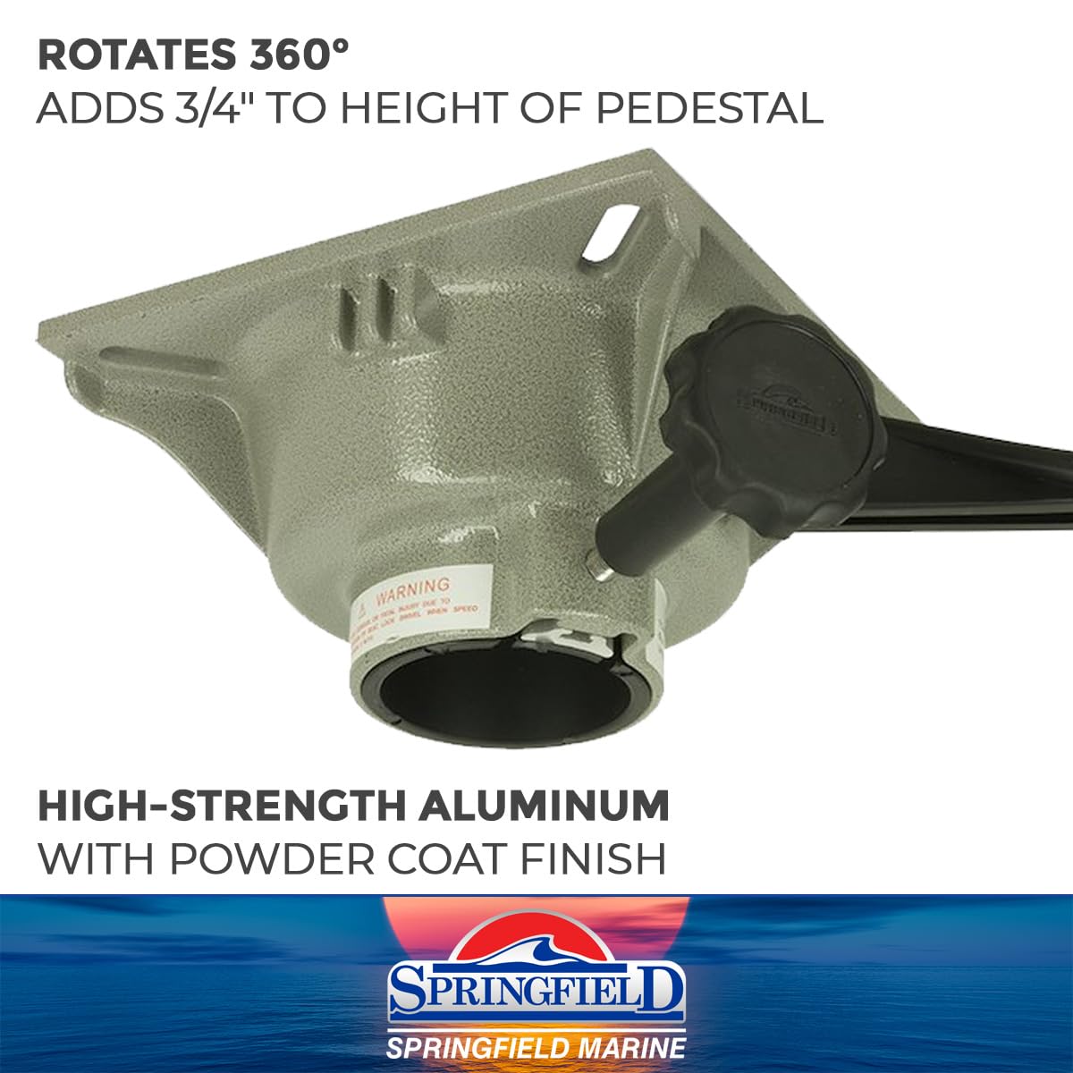 3100031-L1 Springfield Trac-Lock Pedestal Swivel - Locking, 2-3/8", 20 Pack