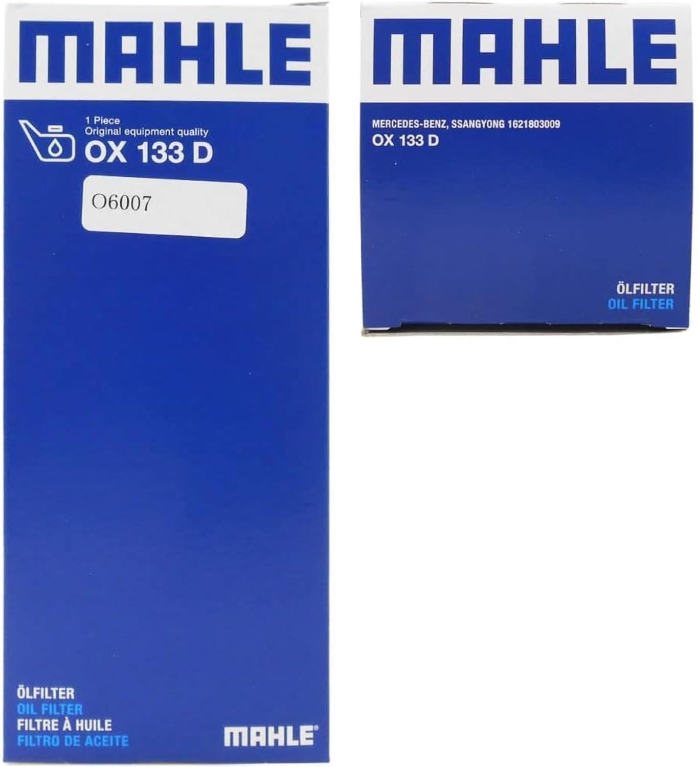 Oil Filter Mahle - OX133D