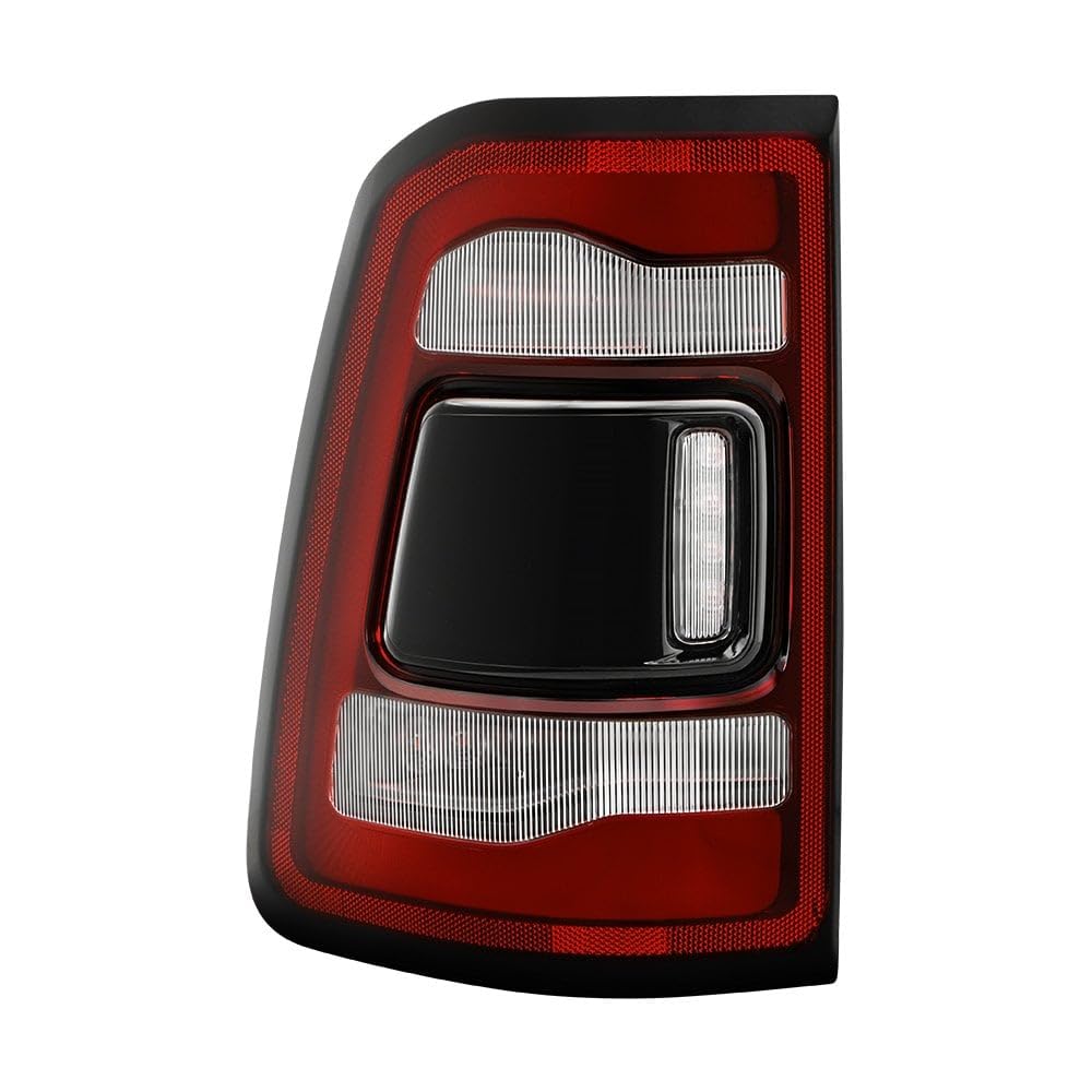 Dodge Ram 1500 Rebel (Non Blind Spot Sensor) LED Tail Light - OE Black Red Left Spyder