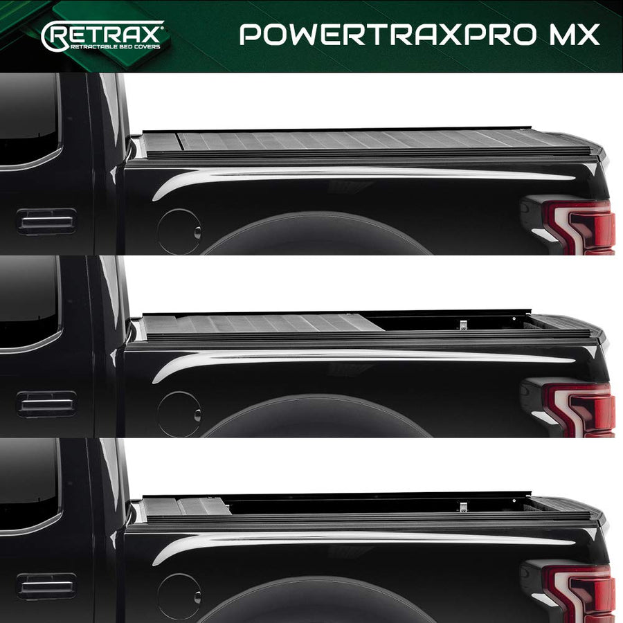 Retrax PowertraxPRO MX Retractable Truck Bed Tonneau Cover | RealTruck | 90412 | Fits 1999 - 2007 Chevy/GMC Silverado/Sierra Classic, wide rail option 6' 6" Bed (78")