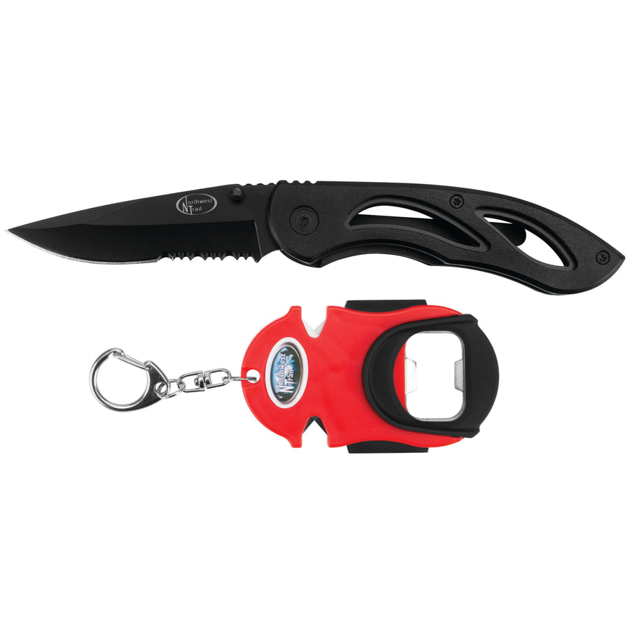 Northwest Trail Performance Tool W9345 Tactical Knife with Sharpener