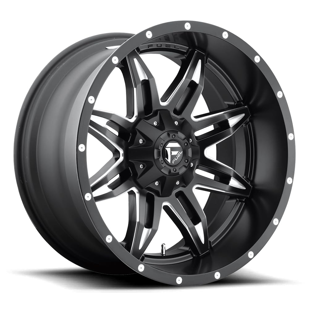 1PC Fuel D567 15X10 5X5.5 MT-BLK-MIL -43MM - D56715008537