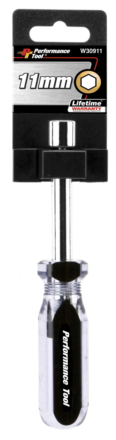 W30911 Performance Tool 11mm x 3-Inch Metric Professional Nut Driver