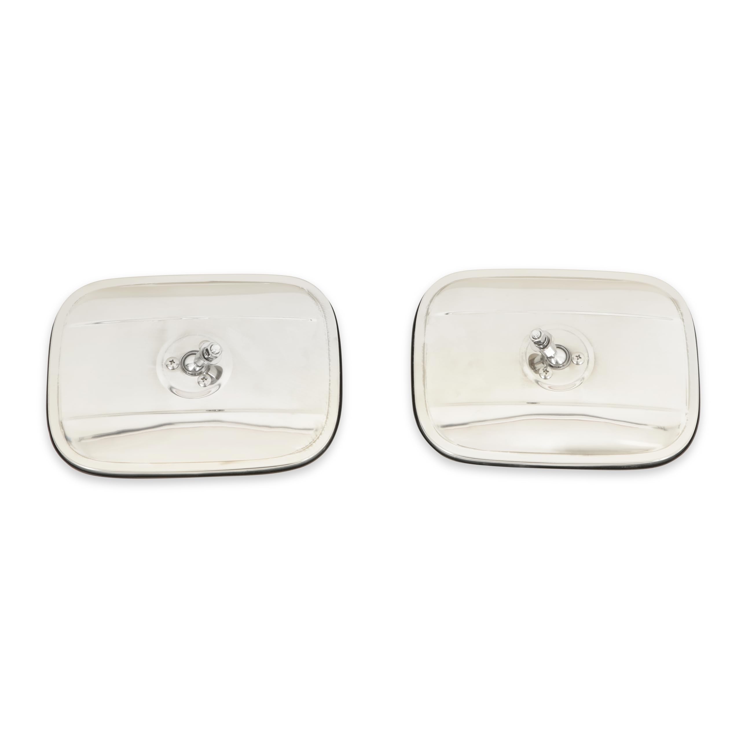 Complete Brothers Trucks Mirror Set - Chrome/Stainless-Rectangle - Pair COMS3SC