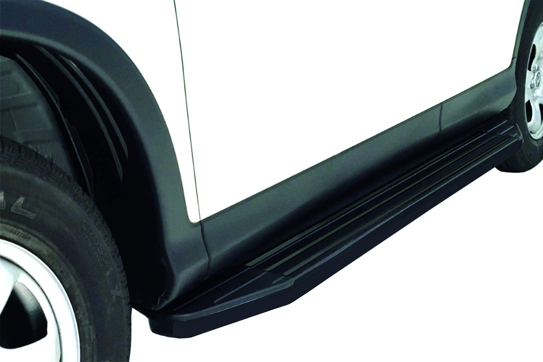 Peerless Black Horse Running Boards Compatible with 2007-2015 Mazda CX-9-PR-MACX9BK Black